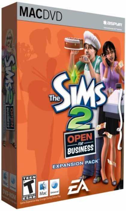 Bestselling Games (2006) - The Sims 2: Open for Business (Mac)
