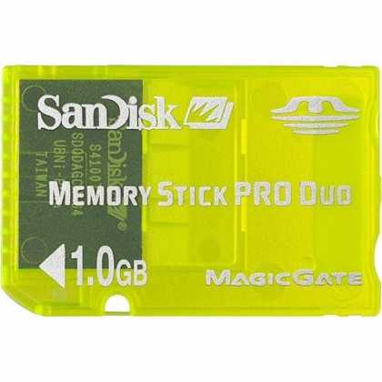 Bestselling Games (2006) - SanDisk SDMSG-1024 Pro Duo 1 GB Gaming Memory Stick