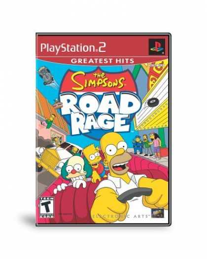 Bestselling Games (2006) - The Simpsons: Road Rage for Playstation 2
