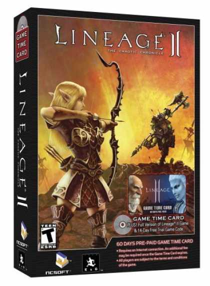 Bestselling Games (2006) - Lineage 2: The Chaotic Chronicle Subscription Card
