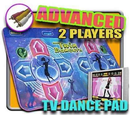 Bestselling Games (2006) - 2 Players Dance Dance Revolution Blue Twin DDR TV Pad