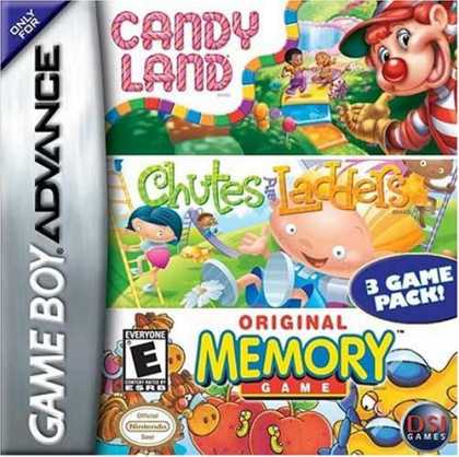 Bestselling Games (2006) - GBA Candyland / Chutes & Ladders / Memory