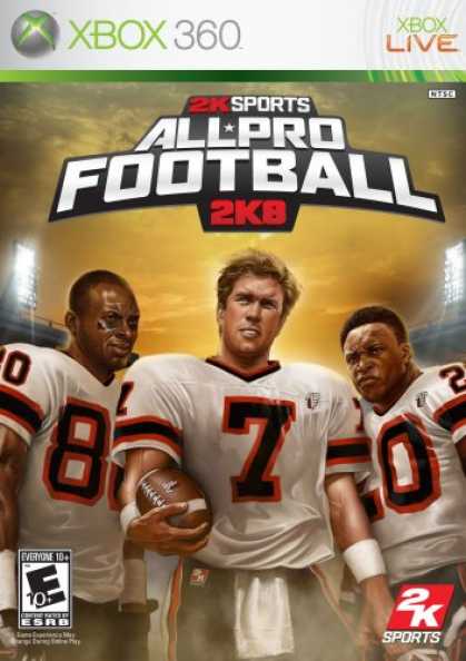 Bestselling Games (2007) - All Pro Football 2K8