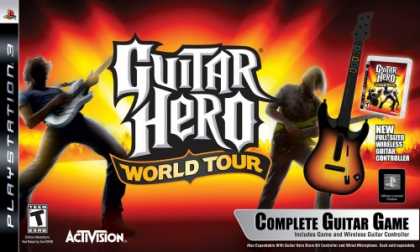 Bestselling Games (2008) - PlayStation 3 Guitar Hero World Tour - Guitar Kit