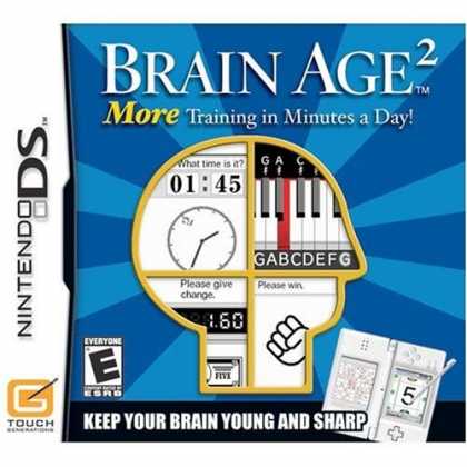 Bestselling Games (2008) - Brain Age 2: More Training in Minutes a Day!