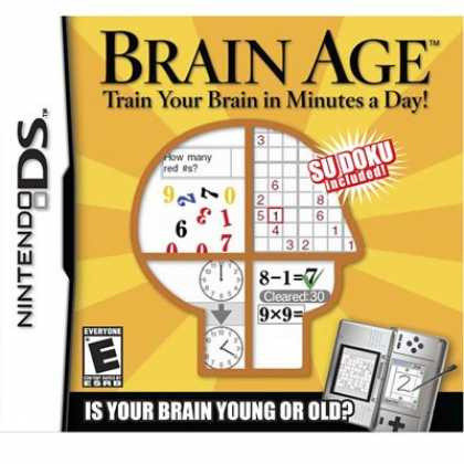Bestselling Games (2008) - Brain Age: Train Your Brain in Minutes a Day!