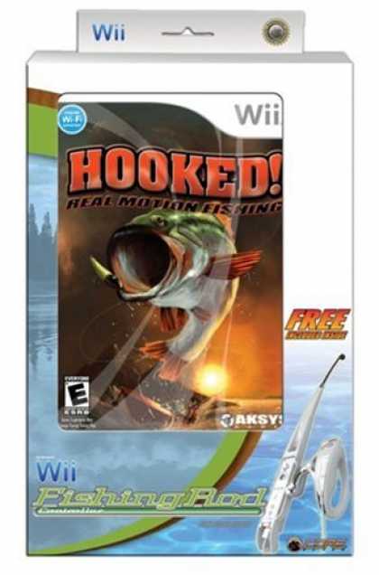 Bestselling Games (2008) - Wii Hooked! Real Motion Fishing w/controller