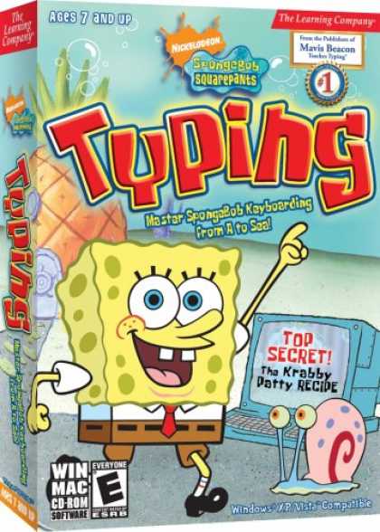 Bestselling Games (2008) - SpongeBob Squarepants Typing 2008