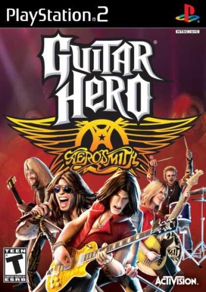 Bestselling Games (2008) - Guitar Hero Aerosmith Playstation 2