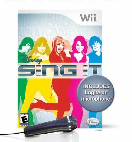 Bestselling Games (2008) - Wii Disney Sing It Bundle with Microphone