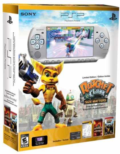 Bestselling Games (2008) - PSP 3000 Limited Edition Ratchet and Clank Entertainment Pack - Silver