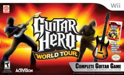 Bestselling Games (2008) - Nintendo Wii Guitar Hero World Tour - Guitar Kit