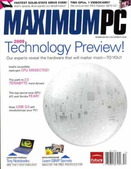 Bestselling Magazines (2008) - Maximum PC