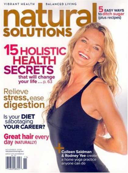 Bestselling Magazines (2008) - Natural Solutions: Vibrant Health Balanced Living