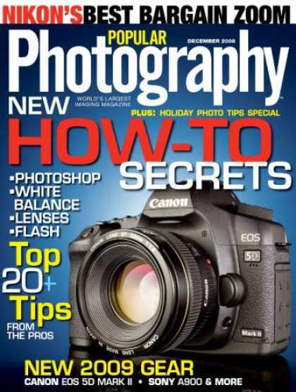 Bestselling Magazines (2008) - Popular Photography & Imaging