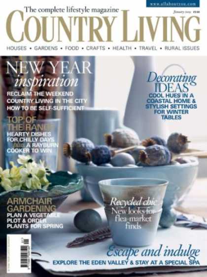 Bestselling Magazines (2008) - Country Living - England