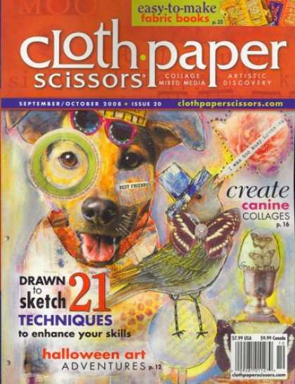 Bestselling Magazines (2008) - Cloth, Paper, Scissor, September/October 2008 Issue