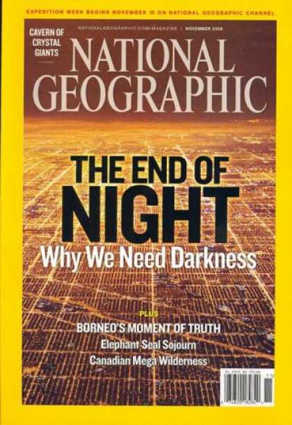 Bestselling Magazines (2008) - National Geographic, November 2008 Issue
