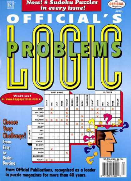 Bestselling Magazines (2008) - Official's Logic Problems