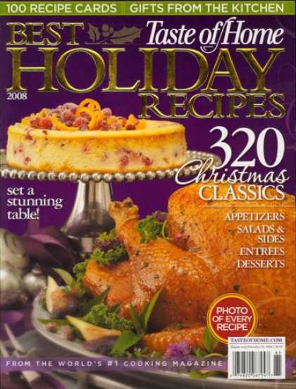 Bestselling Magazines (2008) - Taste Of Home Holiday, Special 2008 Issue