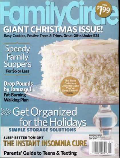 Bestselling Magazines (2008) - Family Circle, December 2008 Issue
