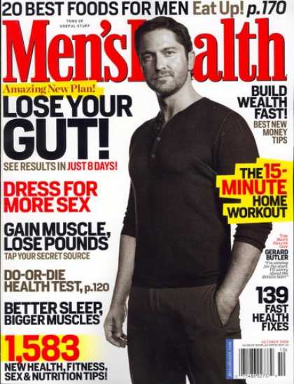 Bestselling Magazines (2008) - Mens Health, October 2008 Issue