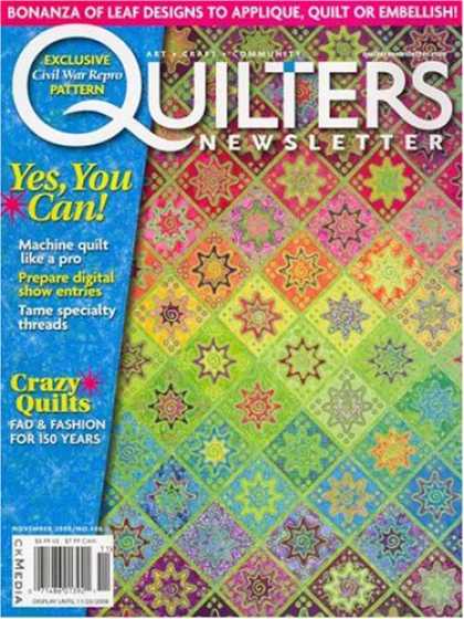 Bestselling Magazines (2008) - Quilter's Newsletter Magazine