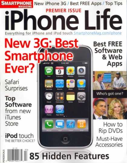 Bestselling Magazines (2008) - IPhone Life, Special 2008 Issue