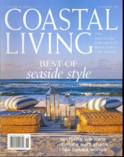 Bestselling Magazines (2008) - Coastal Living, November 2008 Issue