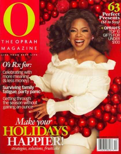 Bestselling Magazines (2008) - O - Oprah, December 2008 Issue