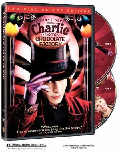 Bestselling Movies (2006) - Charlie and the Chocolate Factory (Two-Disc Deluxe Edition) by Tim Burton