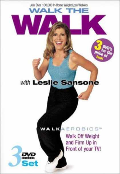 Bestselling Movies (2006) - Leslie Sansone - Walk the Walk 3-DVD Set (Miracle Mile / Two Mile Walk / Weight