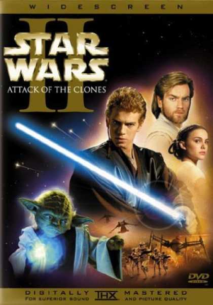 star wars ii attack of the clones dvd cover. Star Wars - Episode II, Attack of the Clones (Widesc.