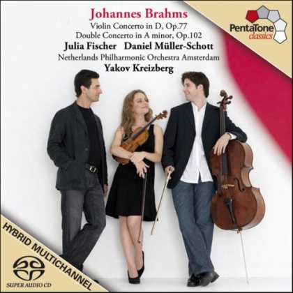 Bestselling Music (2007) - Brahms: Violin Concerto and Double Concerto [SA-CD - CD compatible] by Julia Fis
