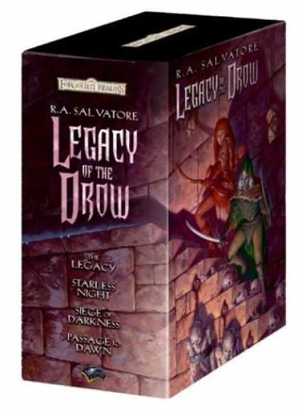 Bestselling Sci-Fi/ Fantasy (2006) - Legacy of the Drow Gift Set: The Legacy, Starless Night, Siege of Darkness, and