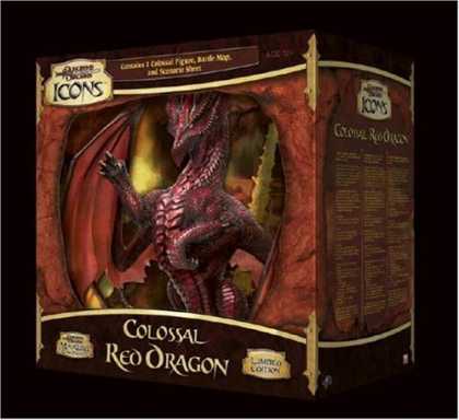 Bestselling Sci-Fi/ Fantasy (2006) - D&D Icons: Colossal Red Dragon (D&D Miniatures Product) by