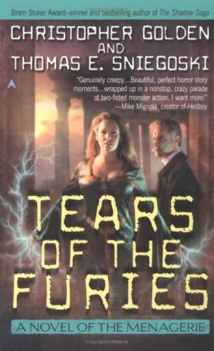 Bestselling Sci-Fi/ Fantasy (2006) - The Tears of the Furies (The Menagerie, No. 2) by Christopher Golden
