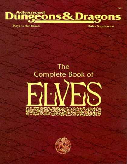 Bestselling Sci-Fi/ Fantasy (2006) - The Complete Book of Elves (Advanced Dungeons & Dragons, 2nd Edition, Player's H