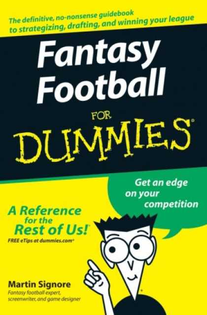 Bestselling Sci-Fi/ Fantasy (2007) - Fantasy Football For Dummies (For Dummies (Sports & Hobbies)) by Martin Signore