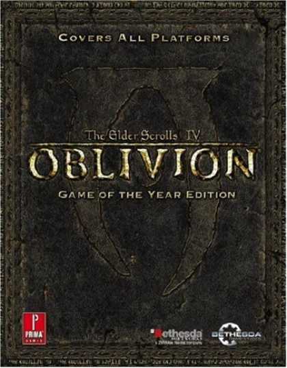 Bestselling Sci-Fi/ Fantasy (2008) - Elder Scrolls IV: Oblivion Game of the Year: Prima Official Game Guide (Prima Of