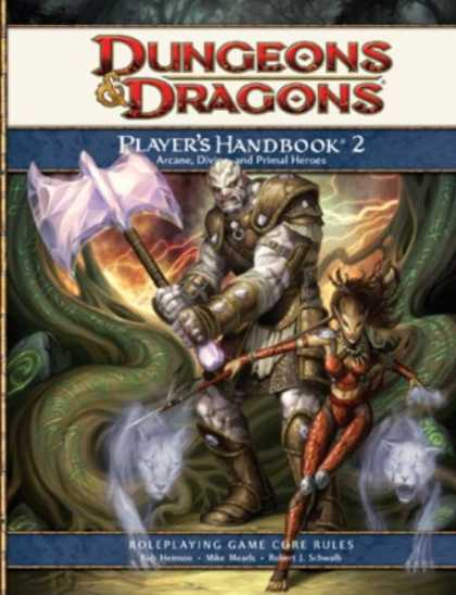 Bestselling Sci-Fi/ Fantasy (2008) - Player's Handbook 2: A 4th Edition D&D Core Rulebook (Bk.2) by Wizards RPG Team