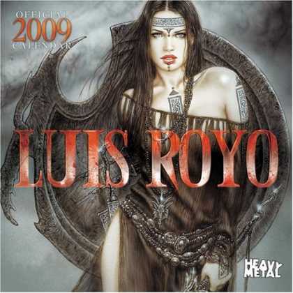 Bestselling Sci-Fi/ Fantasy (2008) - Luis Royo (Art of ) 2009 Calendar