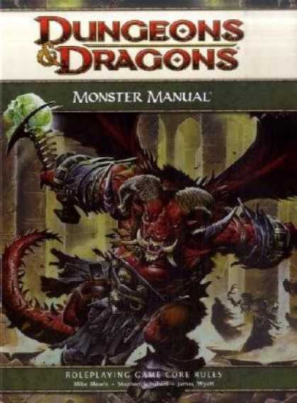 Bestselling Sci-Fi/ Fantasy (2008) - Dungeons & Dragons Monster Manual: Roleplaying Game Core Rules, 4th Edition by W