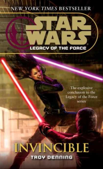 Bestselling Sci-Fi/ Fantasy (2008) - Invincible (Star Wars: Legacy of the Force, Book 9) by Troy Denning
