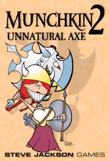 Bestselling Sci-Fi/ Fantasy (2008) - Steve Jackson Games Munchkin 2 Unnatural Axe