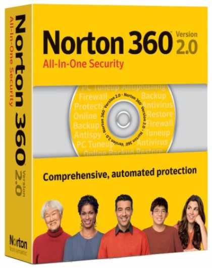 Bestselling Software (2008) - Norton 360 Version 2.0