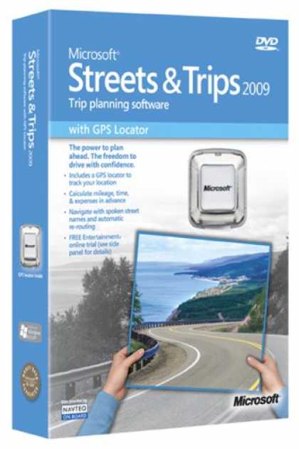 Bestselling Software (2008) - Microsoft Streets & Trips 2009 with GPS