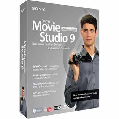 Bestselling Software (2008) - Sony Vegas Movie Studio Platinum 9
