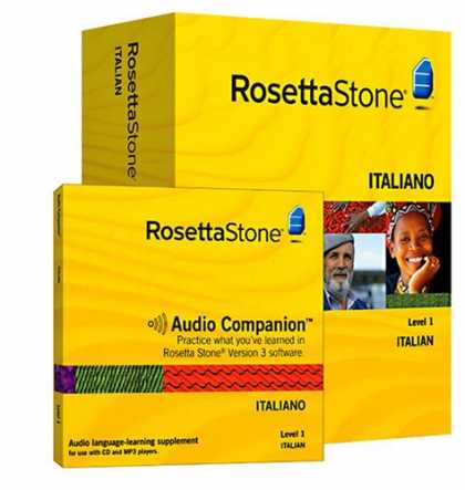 Bestselling Software (2008) - Rosetta Stone Version 3: Italian Level 1 with Audio Companion