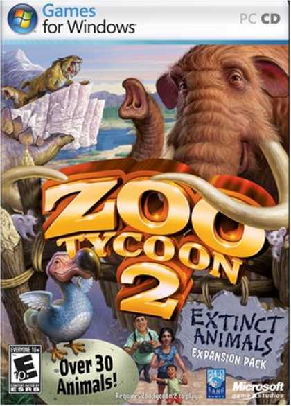 Bestselling Software (2008) - Zoo Tycoon 2 Extinct Animals Expansion Pack